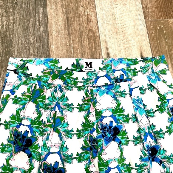 M Missoni Floral Cropped Trousers Pants Size 46/ US 14 - Picture 7 of 13